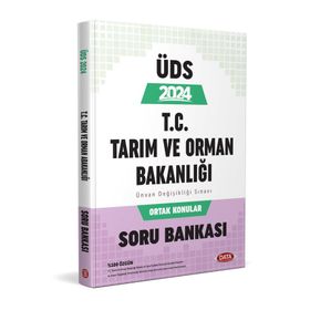 Data Yayınları - 2024 T.C. Tarım ve Orman Bakanlığı Unvan Değişikliği Sınavı Ortak Konular Soru Bankası