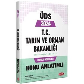 Data Yayınları - 2024 UDS Tarım ve Orman Bakanlığı Ortak Konular Hazırlık Kitabı