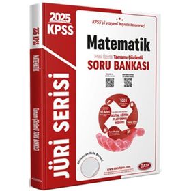 Data Yayınları 2025 KPSS Jüri Serisi Matematik Mini Özetli Tamamı Çözümlü Soru Bankası