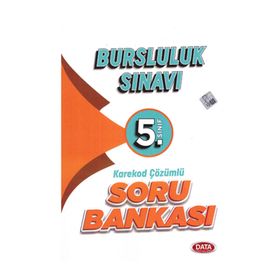 Data Yayınları 5. Sınıf Bursluluk Sınavı Soru Bankası - Karekod Çözümlü