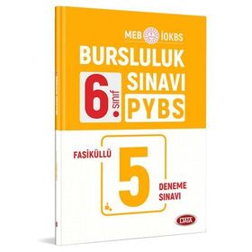 Data Yayınları 6. Sınıf PYBS Bursluluk 5 Deneme Sınavı