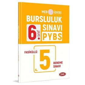 Data Yayınları 6. Sınıf PYBS Bursluluk 5 Deneme Sınavı