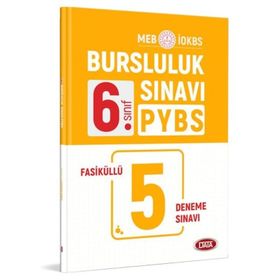 Data Yayınları 6. Sınıf PYBS Bursluluk 5 Deneme Sınavı