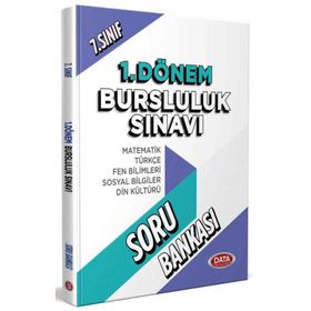 Data Yayınları 7. Sınıf 1. Dönem Bursluluk Sınavı Soru Bankası