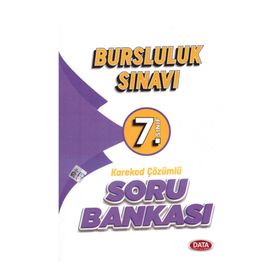 Data Yayınları - 7. Sınıf Bursluluk Sınavı Karekod Çözümlü Soru Bankası
