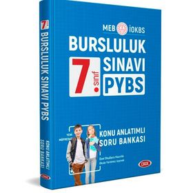 Data Yayınları 7. Sınıf PYBS Bursluluk Sınavı Konu Anlatımlı Soru Bankası