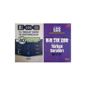 Data Yayınları 8. Sınıf LGS Bir Tık Zor Matematik Türkçe Sorular