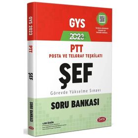 Data Yayınları Data GYS PTT Şef Görevde Yükselme Soru Bankası