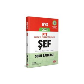 Data Yayınları Data GYS PTT Şef Görevde Yükselme Soru Bankası