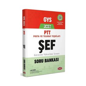 Data Yayınları Data GYS PTT Şef Görevde Yükselme Soru Bankası