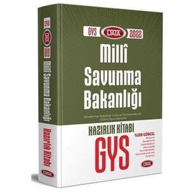 Data Yayınları - GYS Milli Savunma Bakanlığı Hazırlık Kitabı