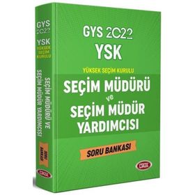 Data Yayınları Gys Ysk Seçim Müdürü Ve Seçim Müdür Yardımcısı Soru Bankası