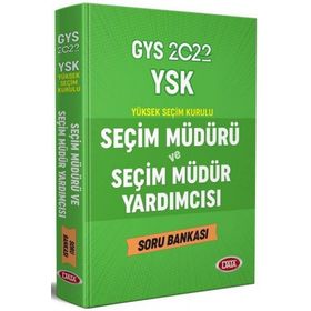 Data Yayınları Gys Ysk Seçim Müdürü Ve Seçim Müdür Yardımcısı Soru Bankası