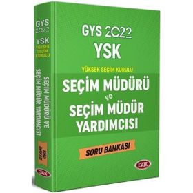 Data Yayınları Gys Ysk Seçim Müdürü Ve Seçim Müdür Yardımcısı Soru Bankası