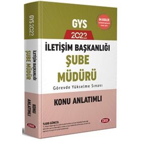 Data Yayınları - İletişim Başkanlığı GYS Şube Müdürü Konu Anlatımlı
