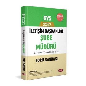 Data Yayınları - İletişim Başkanlığı GYS Şube Müdürü Soru Bankası