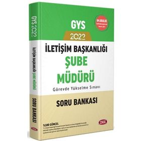 Data Yayınları - İletişim Başkanlığı GYS Şube Müdürü Soru Bankası