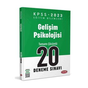 Data Yayınları KPSS Eğitim Bilimleri Gelişim Psikolojisi 20 Deneme Sınavı