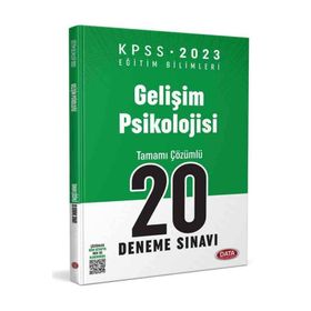 Data Yayınları KPSS Eğitim Bilimleri Gelişim Psikolojisi 20 Deneme Sınavı