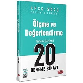 Data Yayınları KPSS Eğitim Bilimleri Ölçme ve Değerlendirme 20 Deneme Sınavı