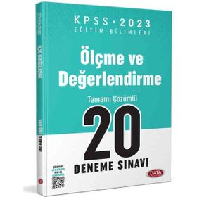Data Yayınları KPSS Eğitim Bilimleri Ölçme ve Değerlendirme 20 Deneme Sınavı