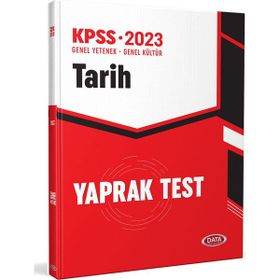 Data Yayınları KPSS Tarih Yaprak Test