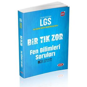Data Yayınları LGS Bir Tık Zor Fen Bilimleri Soruları