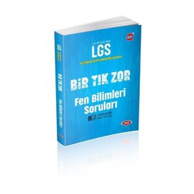 Data Yayınları LGS Bir Tık Zor Fen Bilimleri Soruları