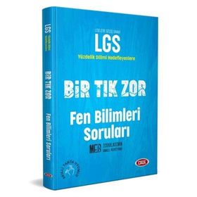 Data Yayınları LGS Bir Tık Zor Fen Bilimleri Soruları