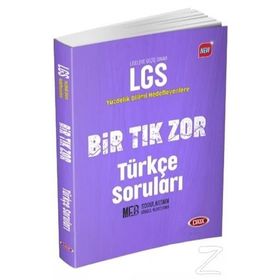 Data Yayınları LGS Bir Tık Zor Türkçe Soruları