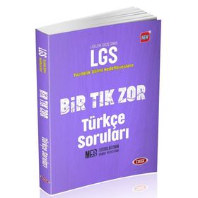 Data Yayınları LGS Bir Tık Zor Türkçe Soruları