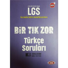 Data Yayınları LGS Bir Tık Zor Türkçe Soruları