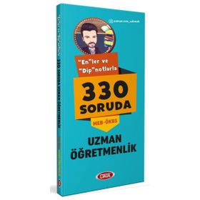 Data Yayınları - MEB ÖKBS Uzman Öğretmenlik Enler ve Dipnotlarla 330 Soruda Soru Bankası