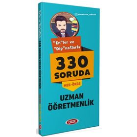Data Yayınları - MEB ÖKBS Uzman Öğretmenlik Enler ve Dipnotlarla 330 Soruda Soru Bankası