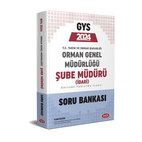 Data Yayınları Orman Genel Müdürlüğü Şube Müdürü İdari Görevde Yükselme Sınavı Soru Bankası