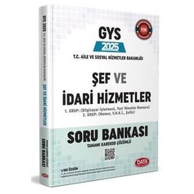 Data Yayınları T.C. Aile ve Sosyal Hizmet Bakanlığı GYS Şef ve İdari Hizmetler Tamamı Çözümlü Soru Bankası