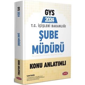 Data Yayınları T.C. İçişleri Bakanlığı Şube Müdürü GYS Soru Bankası ve Hazırlık Kitabı