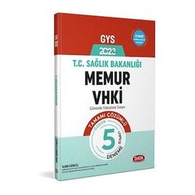 Data Yayınları - T.C. Sağlık Bakanlığı Memur VHKİ 5 Deneme