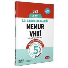Data Yayınları - T.C. Sağlık Bakanlığı Memur VHKİ 5 Deneme