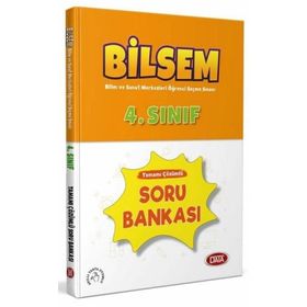 Data Yayınları Tamamı Çözümlü Yeni Tarz 4.Sınıf Bilsem Soru Bankası
