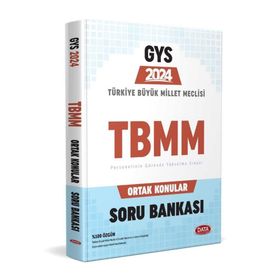 Data Yayınları Türkiye Büyük Millet Meclisi Gys Ortak Konular Soru Bankası