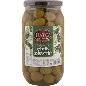 Datça 1 kg Salamura Çizik Yeşil Zeytin