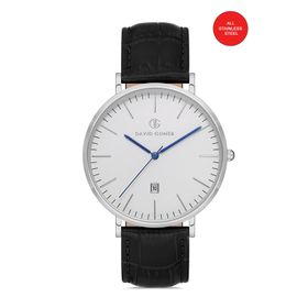David Guner DG-8074GB-J1 Gümüş Erkek Kol Saati