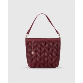 David Jones DJ432 Bordo Kadın Omuz Çantası