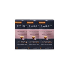 Davidoff Crema Intense Lungo Smooth Rounded Aluminium Kapsül Kahve 10'lu (2 adet)