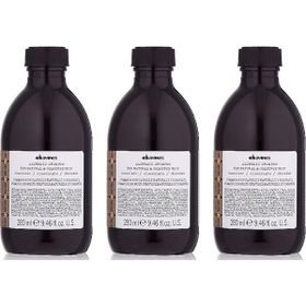 Davines 3x280 ml Alchemic Çikolata Şampuan