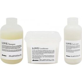Davines Love Curl 250 ml Şampuan + 250 ml Krem + Lovely Curl 150 ml Krem