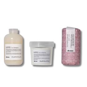 Davines Love Curl 250 ml Şampuan + Love 250 ml Krem + Curl Building 250 ml Serum