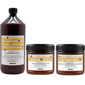 Davines Nourishing 1000 ml Şampuan + 250 ml Maske + 250 ml Krem