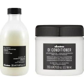 Davines Oi-Oil Sülfatsız Bakım 280 ml Şampuanı ve Oi 250 ml Nemlendiricili Krem